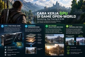 Cara Kerja GPU di Game Open-World: Rendering, Ray Tracing & DLSS :